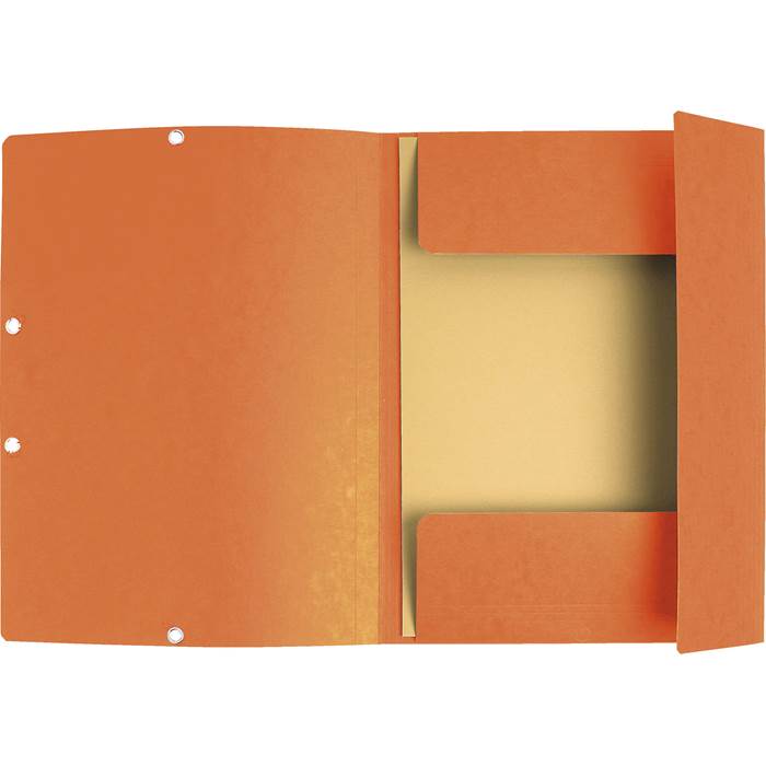 Snoddmapp A4 3-klaff orange - 2