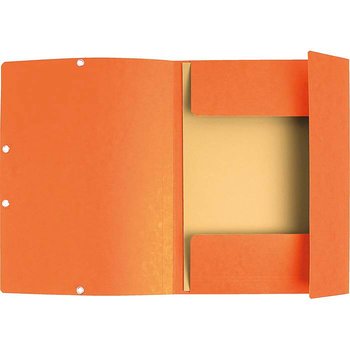Snoddmapp A4 3-klaff orange