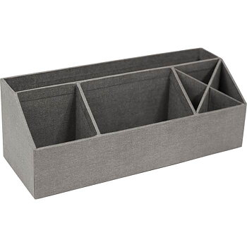 Pennställ Elisa canvas grå