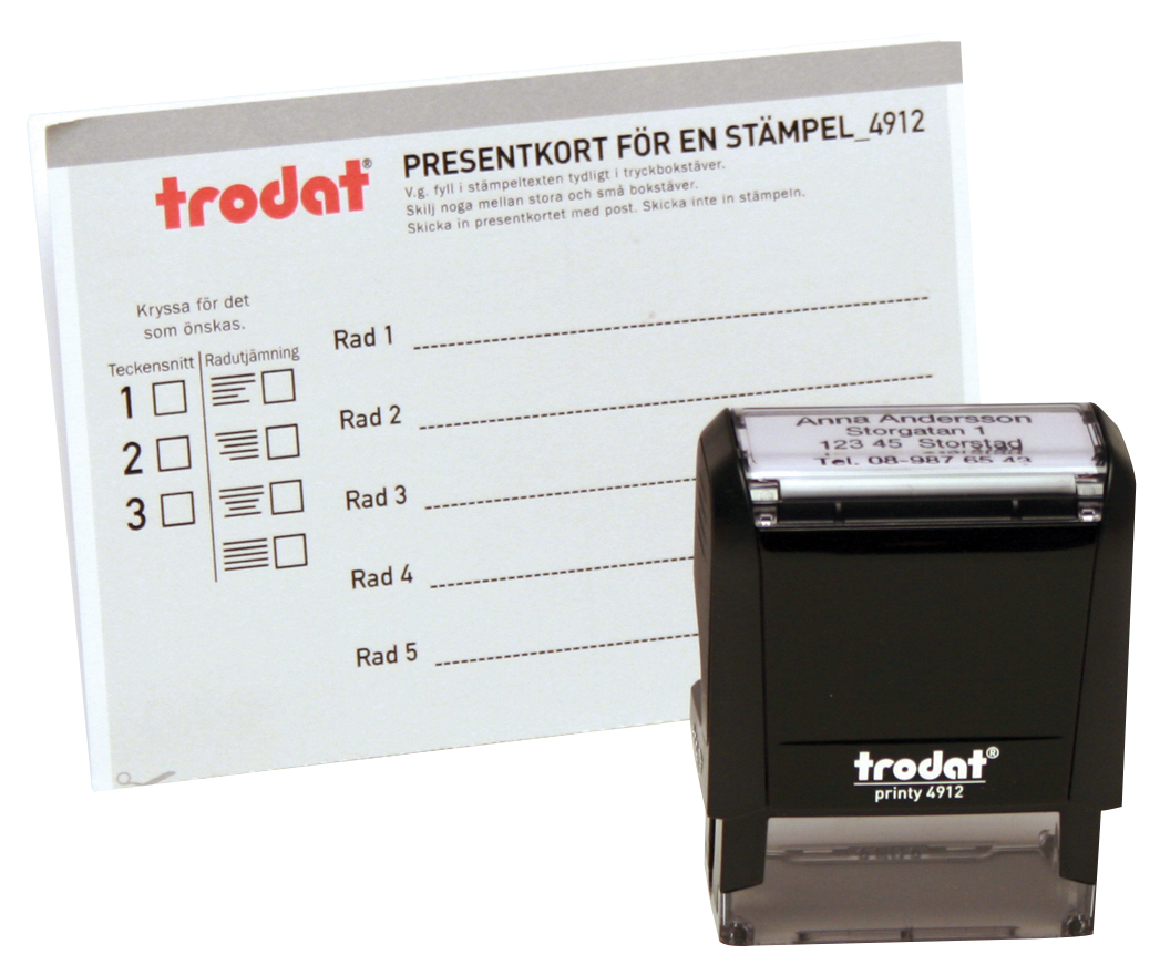 Beställningsstämpel Trodat4912