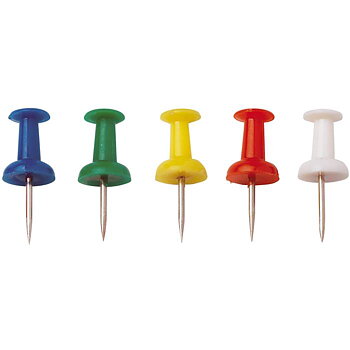 Kartnålar Push-pin sort.f 25/f