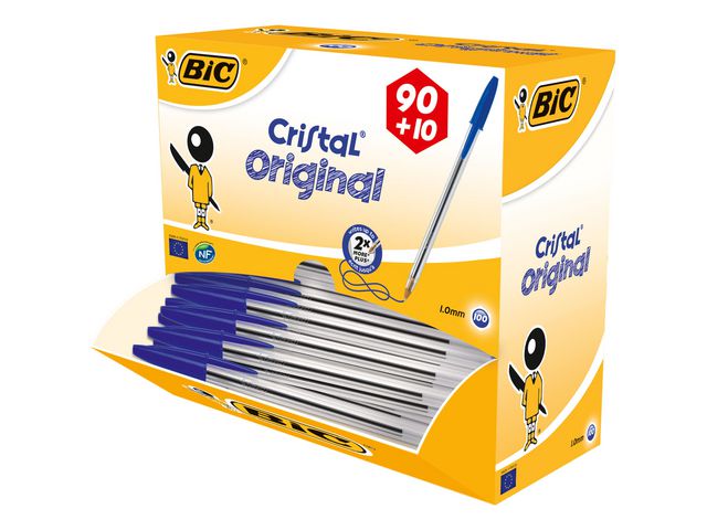 Kulpenna Bic Cristal blå 100/f - 4