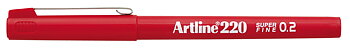 Fiberpenna Artline 220 röd