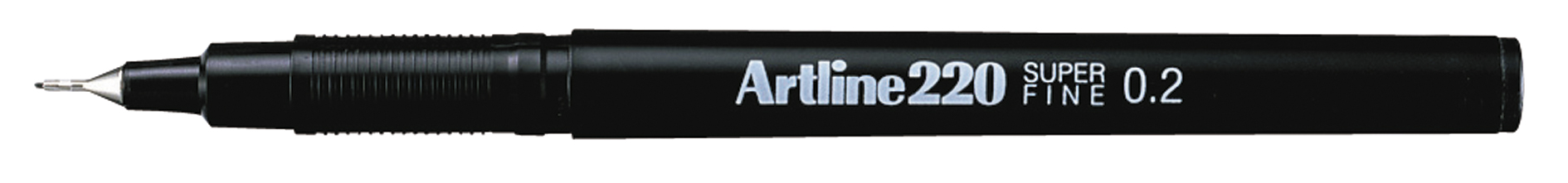 Fiberpenna Artline 220 svart