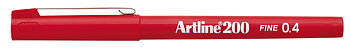 Fiberpenna Artline 200 röd