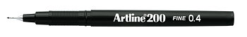 Fiberpenna Artline 200 svart