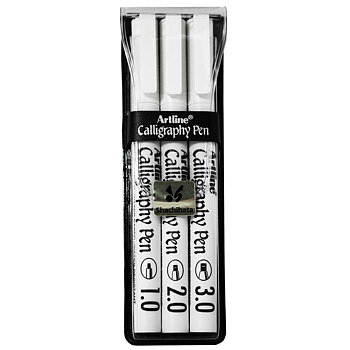 Kalligrafi Artline svart 3/set