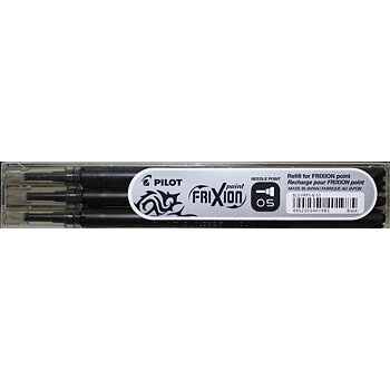 Patron Frixion Point svart 3/f