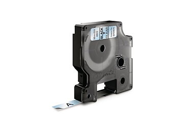 Märkband Dymo D1 sva/klar 9mm