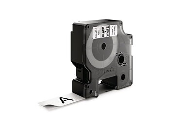 Märkband Dymo D1 sva/vit 19mm