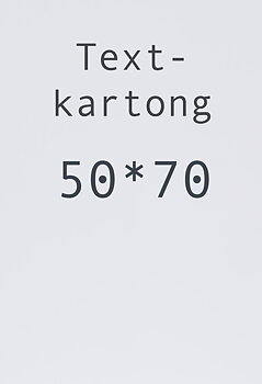 Kartong 50x70cm 300g vit 10/fp