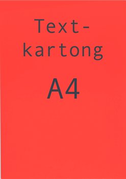 Kartong A4 260g flour röd 25/f