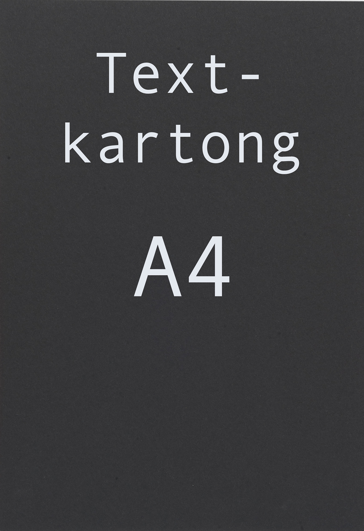 Kartong A4 270g svart 25/fp