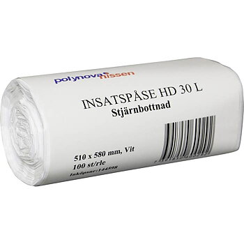 Soppåse Stjärn 30L 5my 100/rl