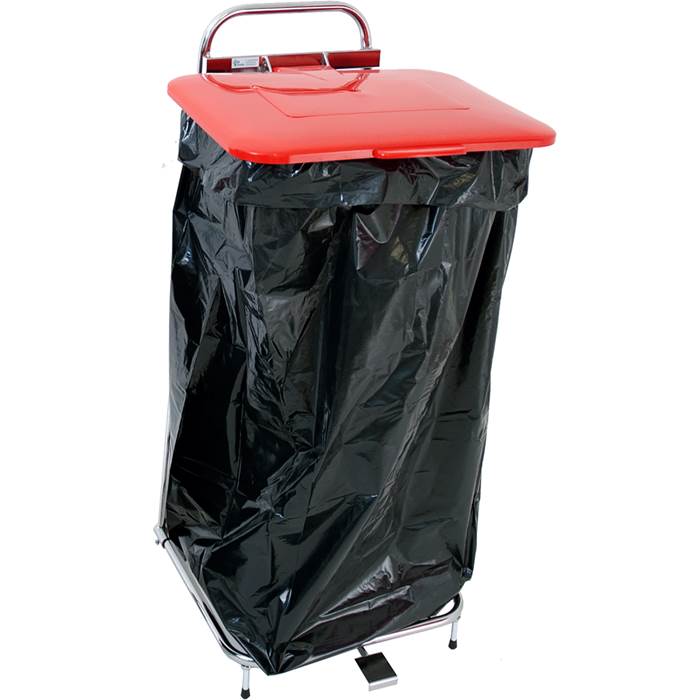 Säckvagn med lock & pedal 125l - 3
