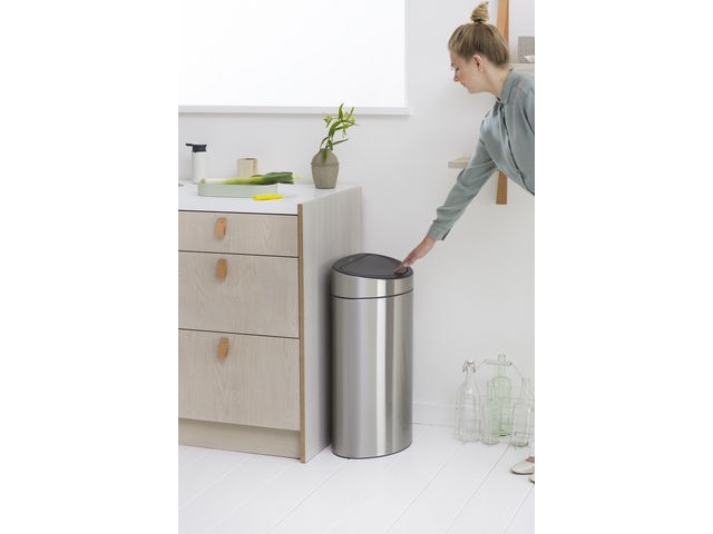 Soptunna Touchbin 40l matt stå - 5