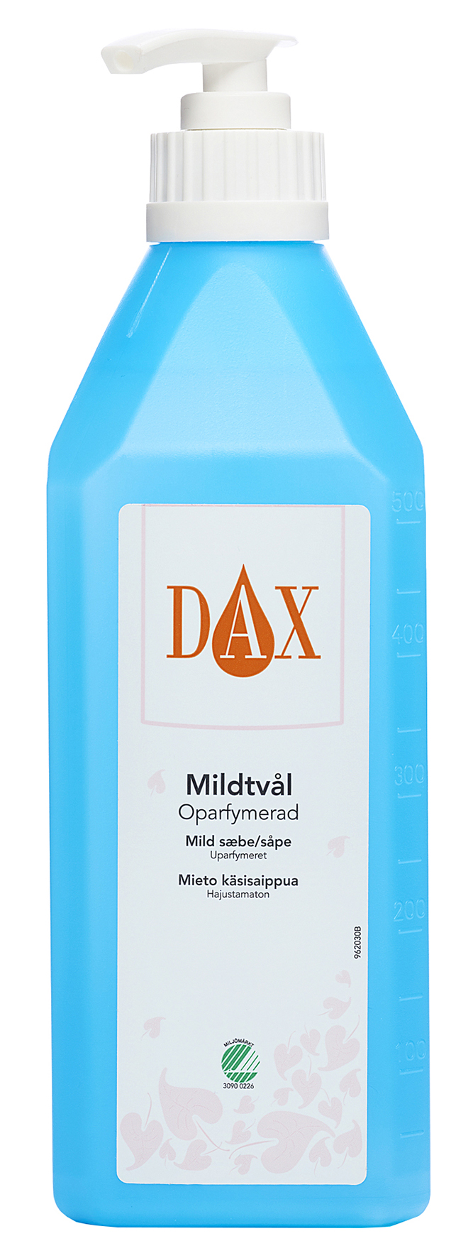Mildtvål m pump Dax 600ml