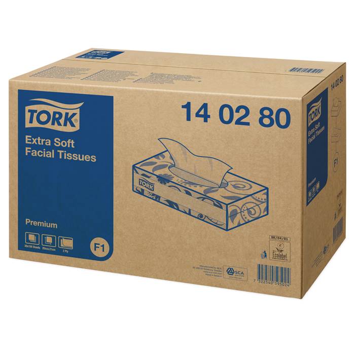 Ansiktsservett Tork F1 100/ask - 2