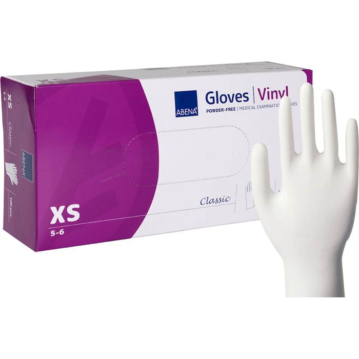 Vinylhandske XS 100/fp Transp