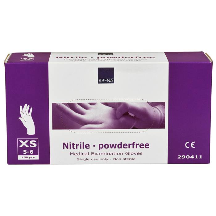 Nitrilhandske XS 150/fp Vit - 3