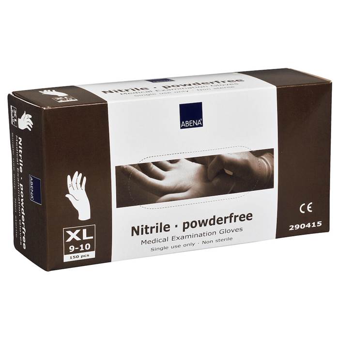 Nitrilhandske XL 150/fp Vit - 3