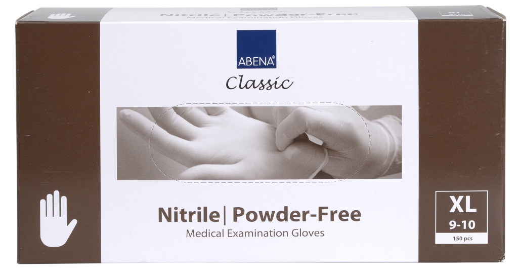 Nitrilhandske XL 150/fp Vit