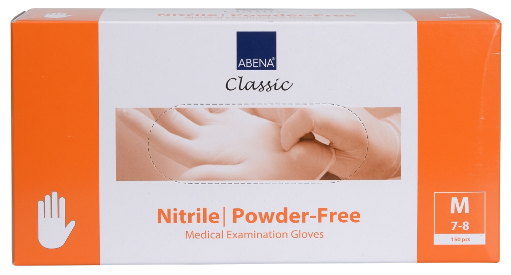 Nitrilhandske M 150/fp Vit