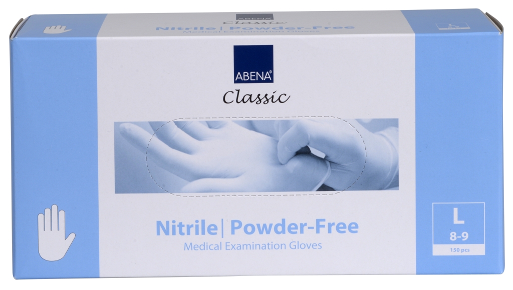 Nitrilhandske L 150/fp Vit