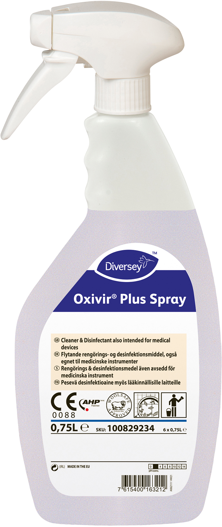 Oxivir Plus Spray 0,75L