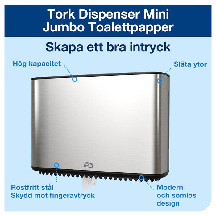 Dispenser T2 Mini Jumbo Rostfr - 4