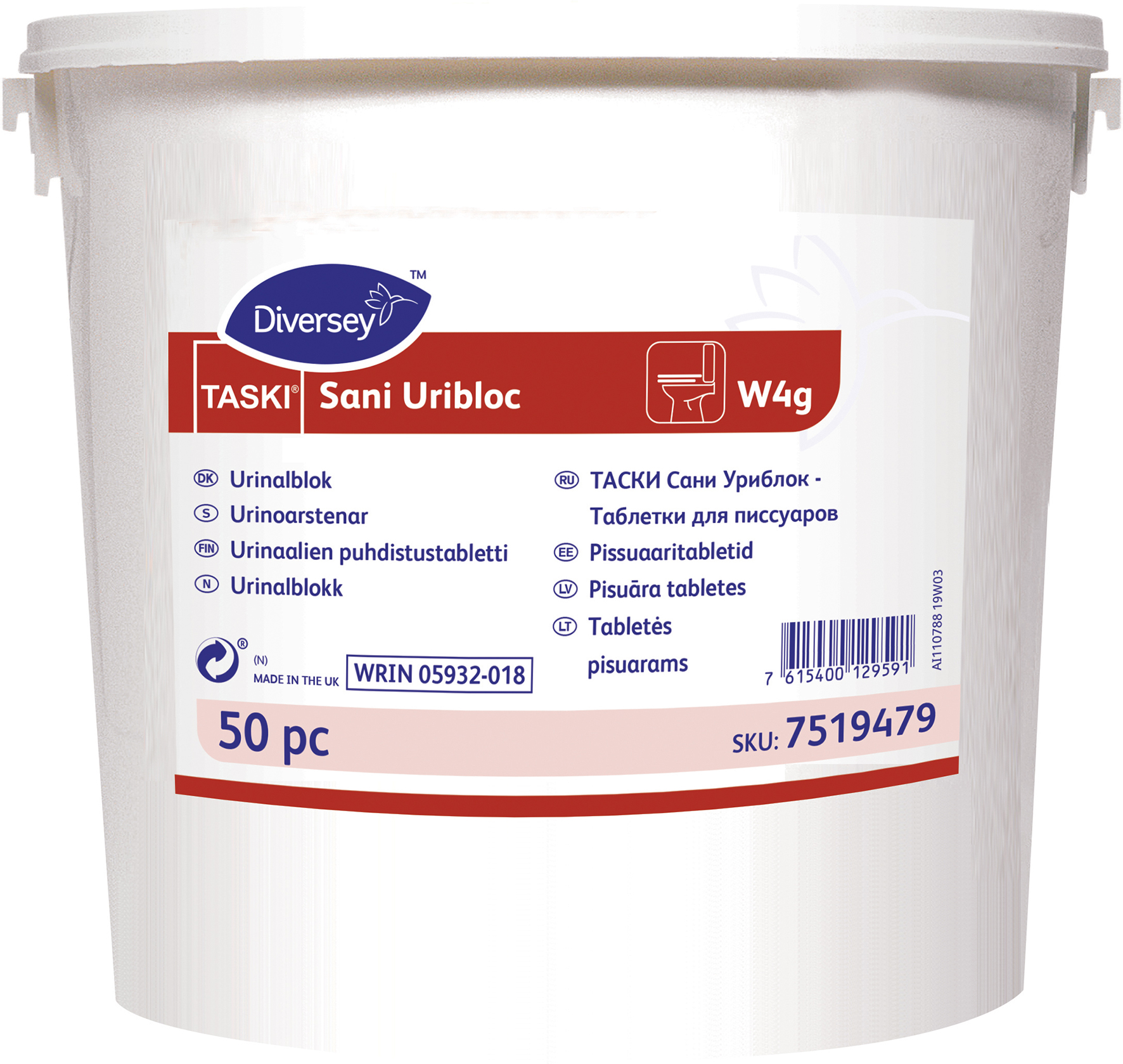 Urinoarstenar Taski 50st/hink