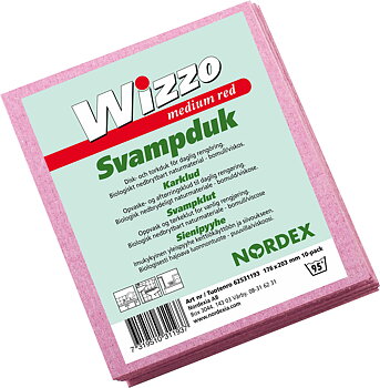 Diskduk Wizzo medium röd 10/fp