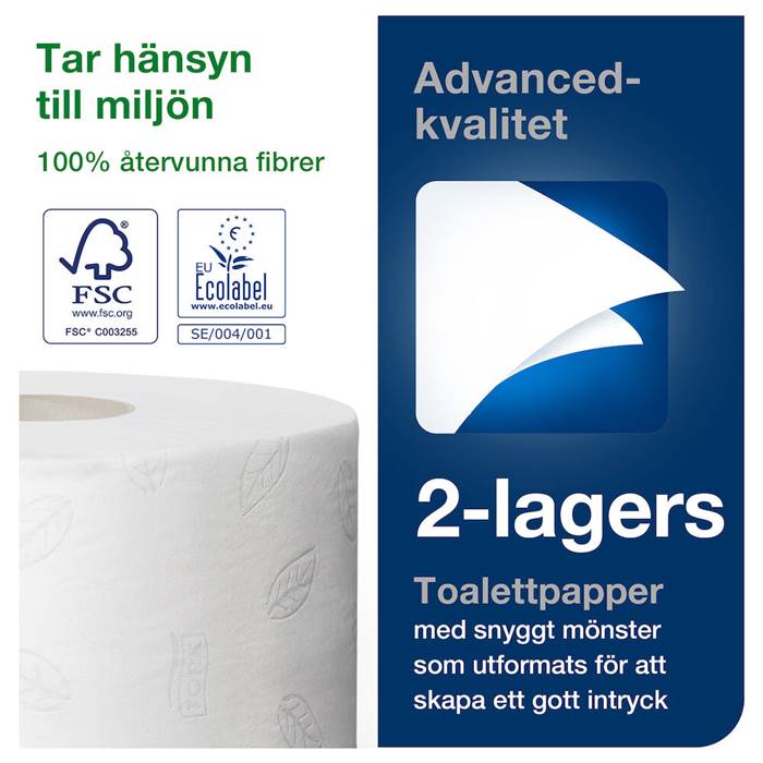 Toalettpapper T2 Mini Ad 12/fp - 11