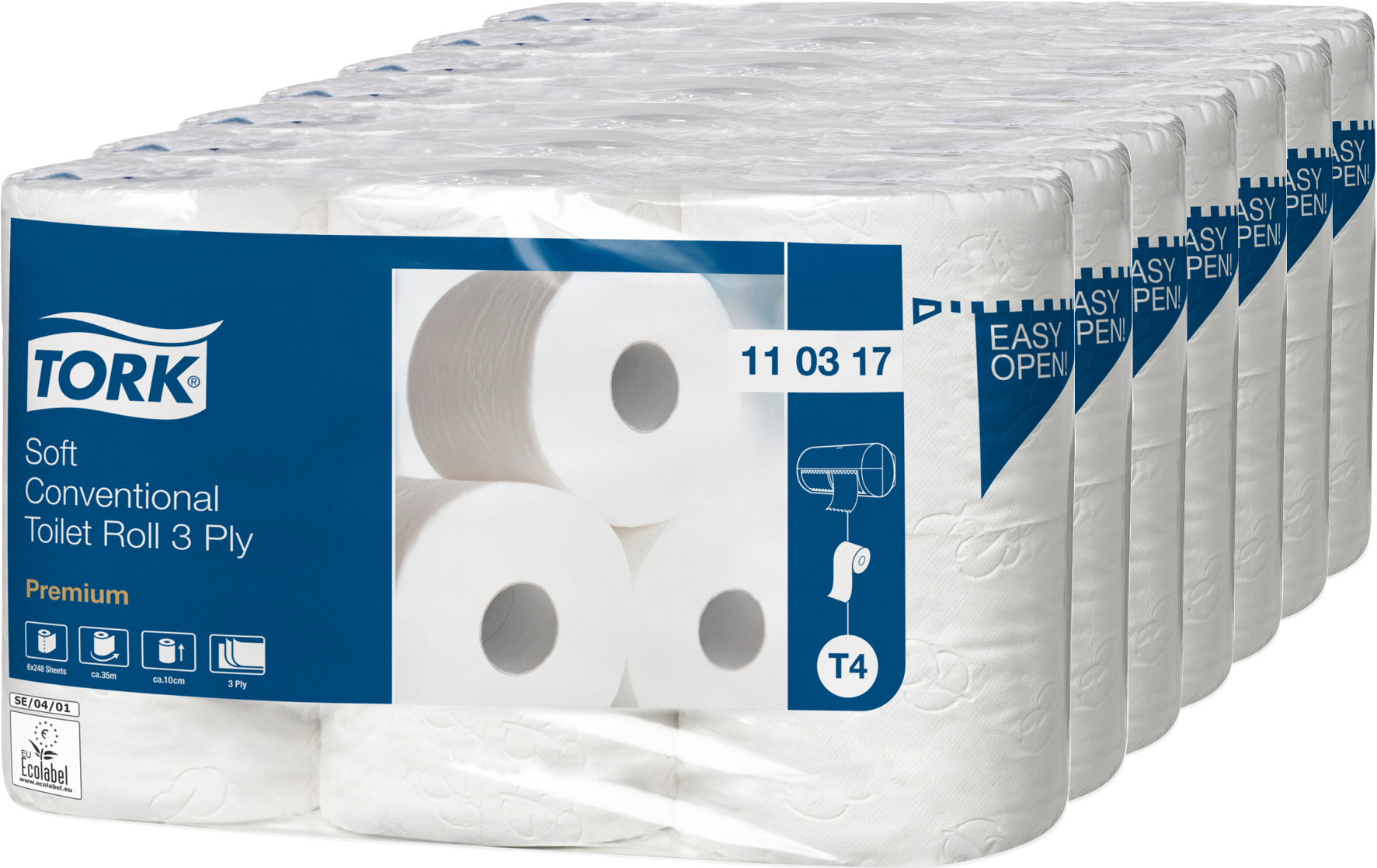 Toalettpapper T4 Premium 42/fp