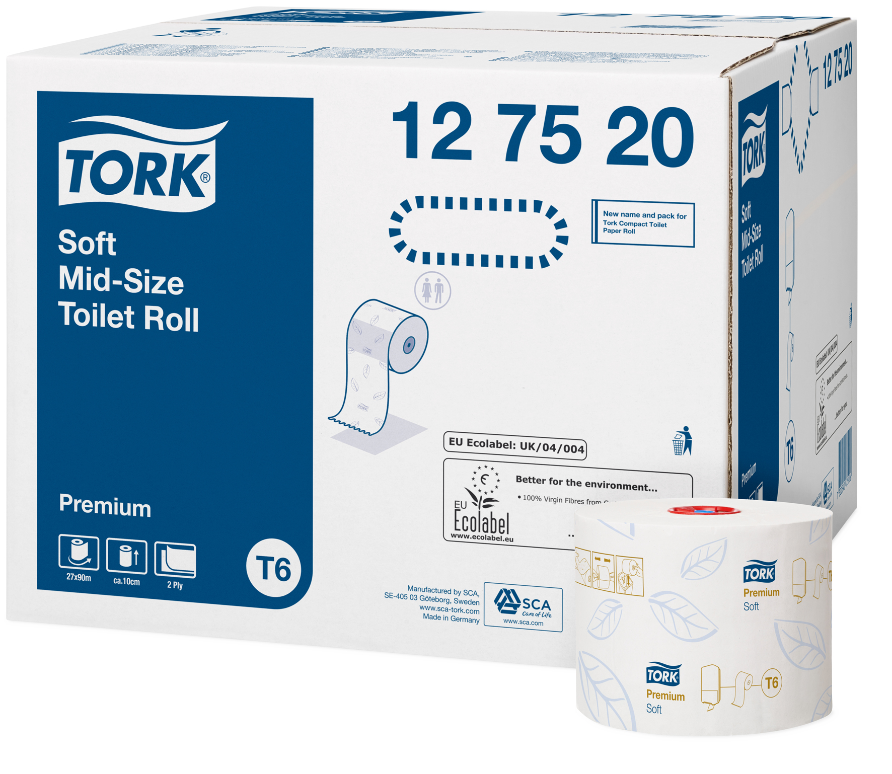 Toalettpapper T6 Premium 27/fp