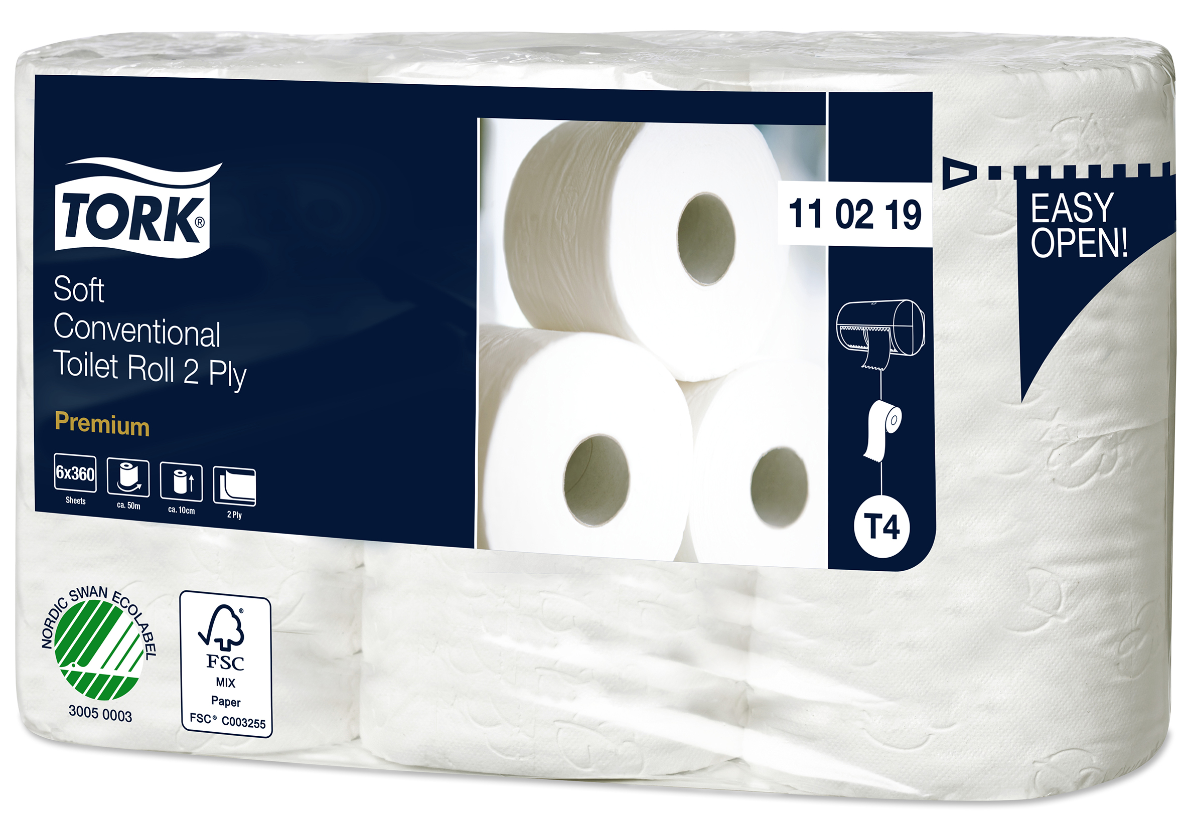 Toalettpapper T4 Premium 42/fp