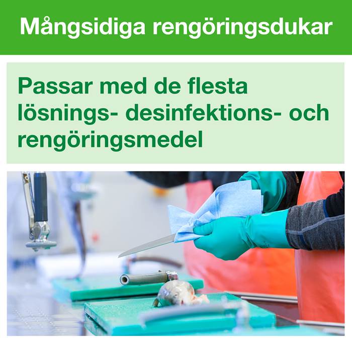 Rengöringsduk W8 Grön 40/fp - 6
