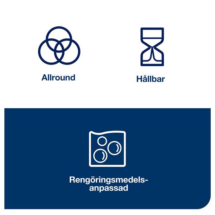 Rengöringsduk W8 Röd 40/fp - 5