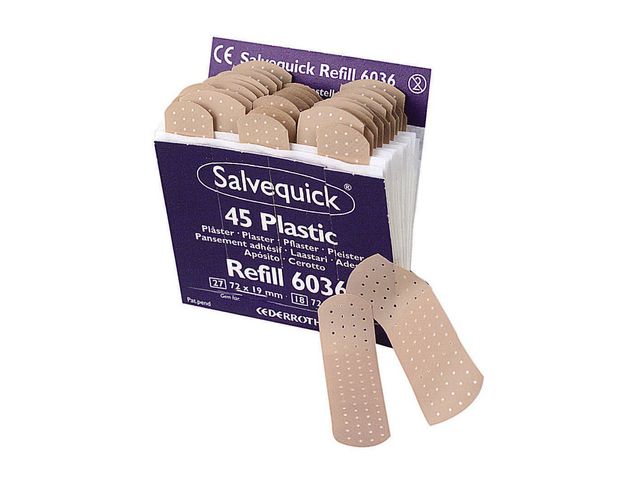 Plåsterrefill 6036 Plast 6x45p - 3