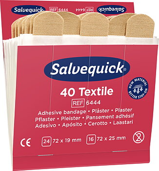 Plåsterrefill 6444 Texti 6x40p