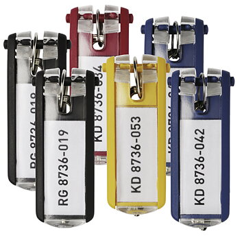 Nyckelbricka KEY CLIP 6/fp Mix
