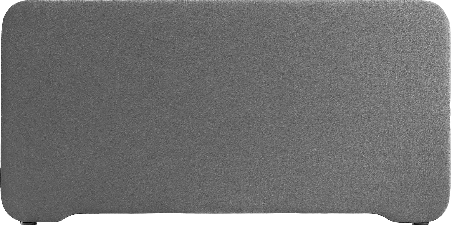 Bordsskärm Edge 800x400mm  grå
