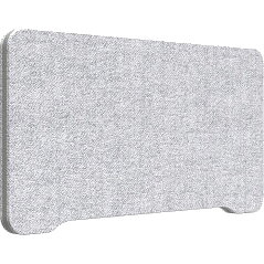 Bordsskärm Edge 1400x400 grå