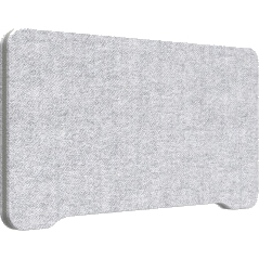 Bordsskärm Edge 1600x400 grå - 2