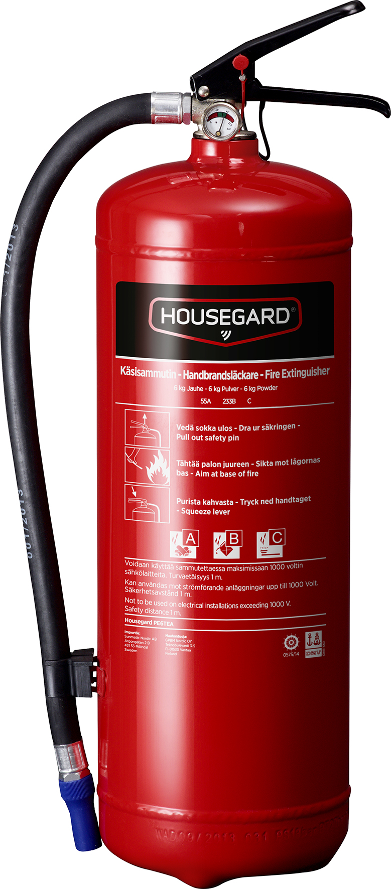 Pulversläckare Housegard 6 Kg