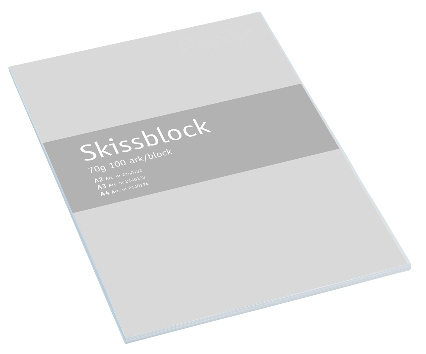 Skissblock A4 transp 80g 50bl
