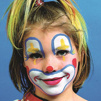 Ansiktsfärg Clown mix färg