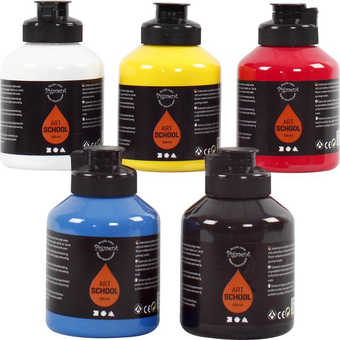 Akrylfärg Pigment 500ml 5/fp - 4