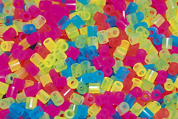 Pärlor Nabbi mix neon 20000/fp