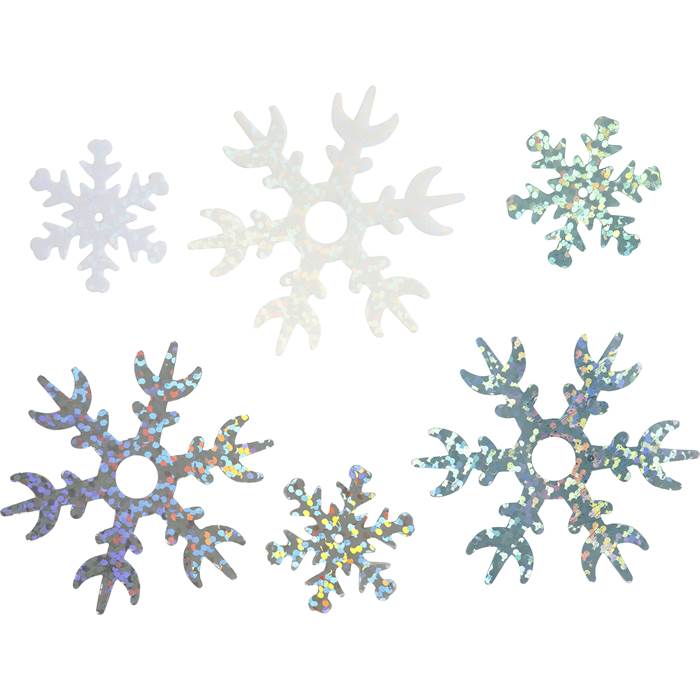 Paljetter Snöflinga mix 30g - 2